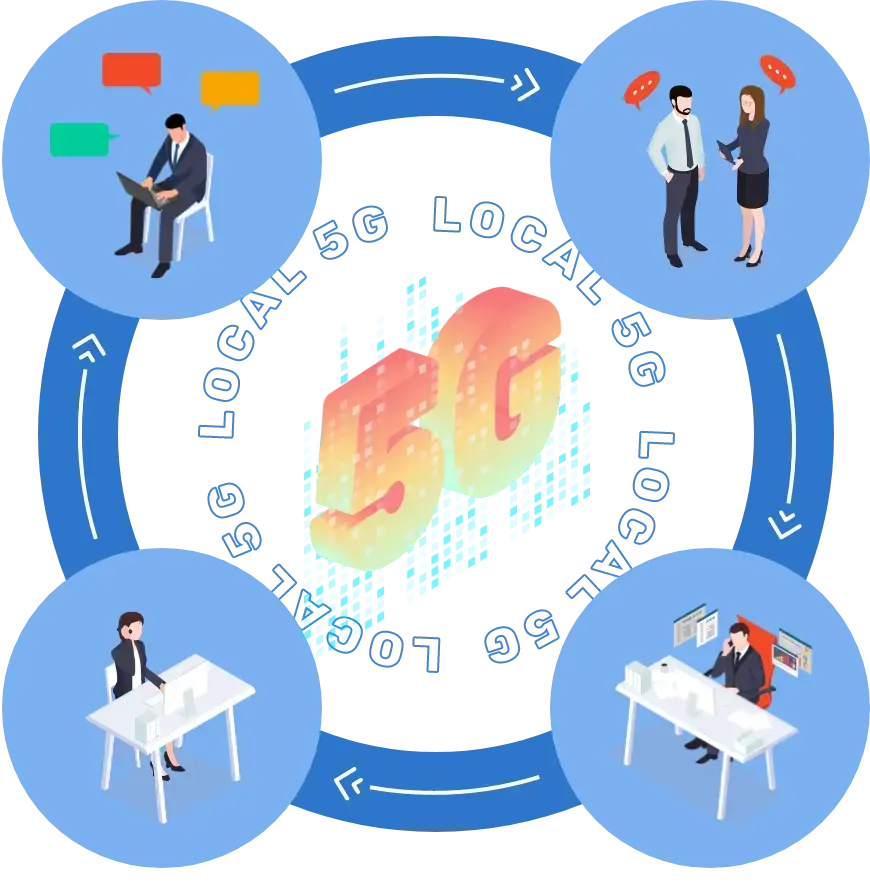 ローカル５Gソリューションイラスト1